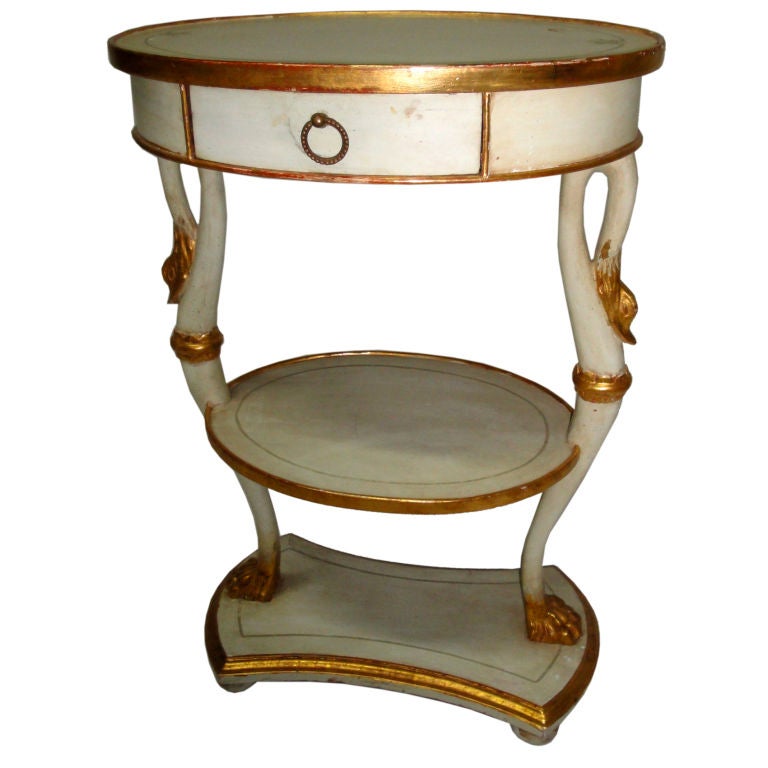 Swedish Biedermeier side table For Sale