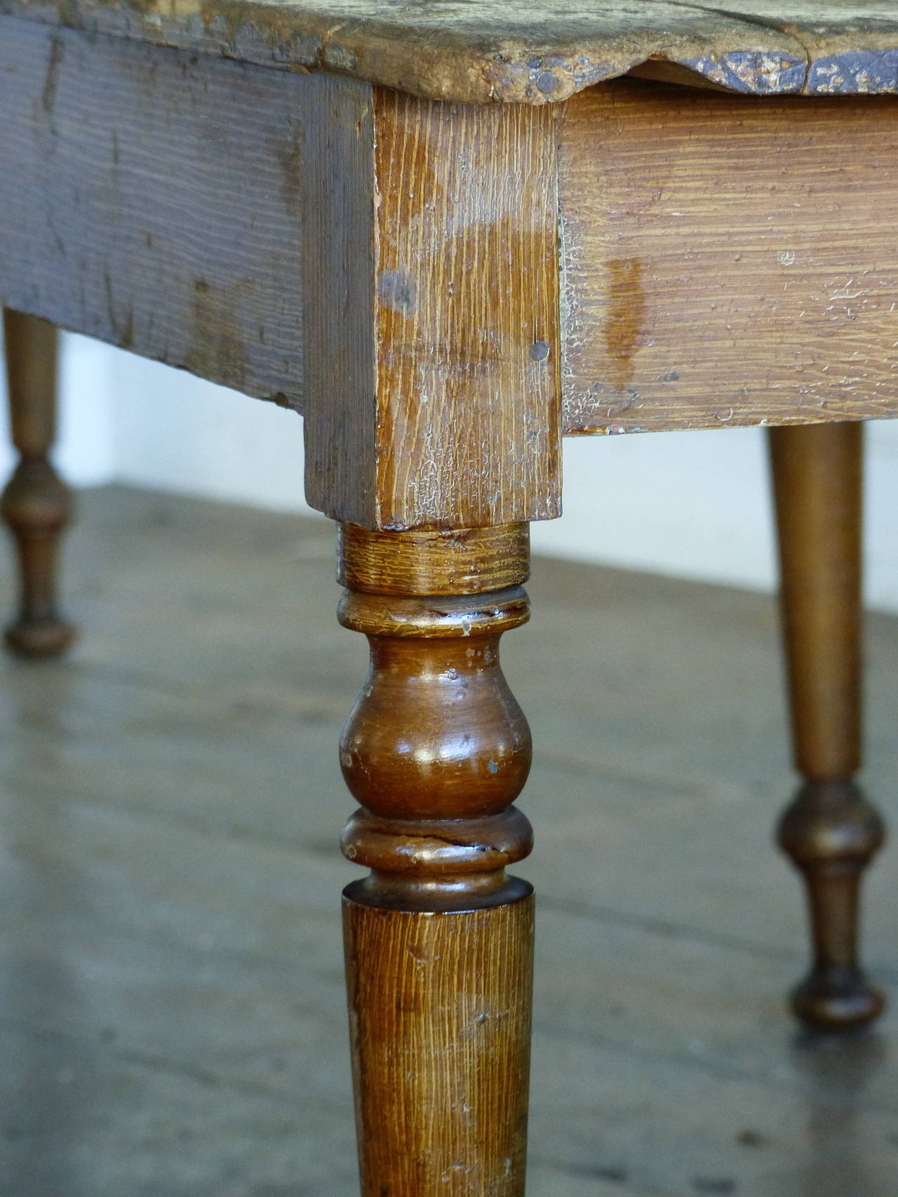 Canadian 19th c 10 ft Convent table