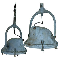 Antique Large Crouse hinds Marine lights