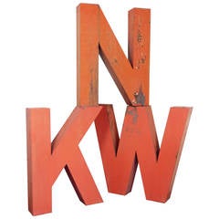 Large metal Letters 2
