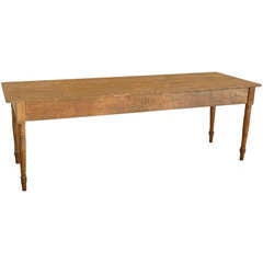 Antique Pine Harvest Table