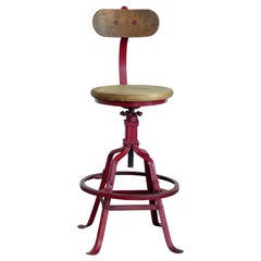 1930 Toledo Industrial Stool