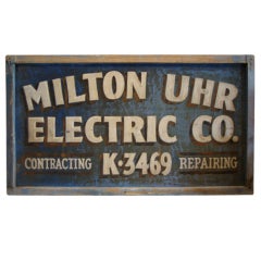 Vintage Trades Sign