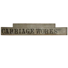 Wooden Trade Sign