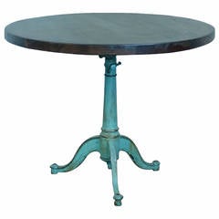 Antique Round Bistro Table