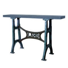 Console Table with a Stone Top