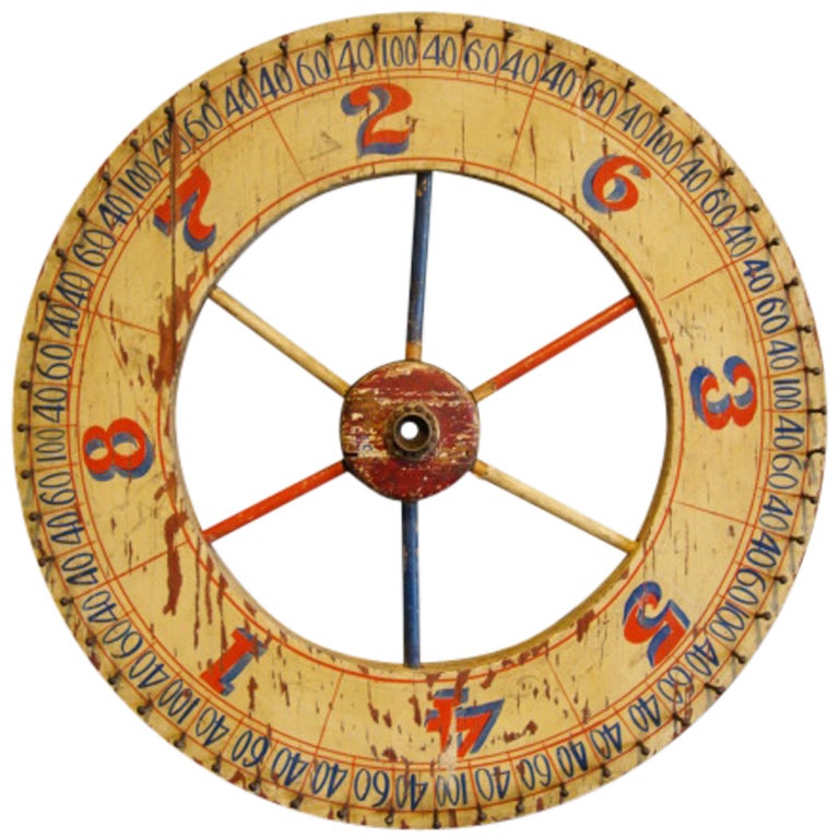 Painted Game Wheel