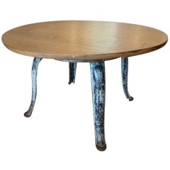Vintage Round Dining Table