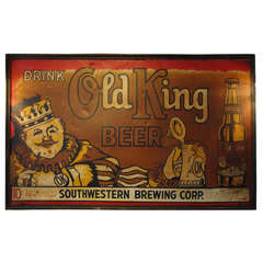 Vintage Old King Beer Sign