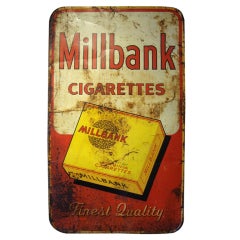 Vintage Trade Sign Cigarettes