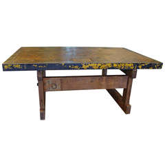Antique Industrial Style Coffee Table