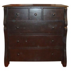 Antique Pine Chest of drawers in original surface