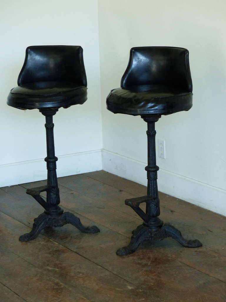 American Early 20th Century Bar Stools