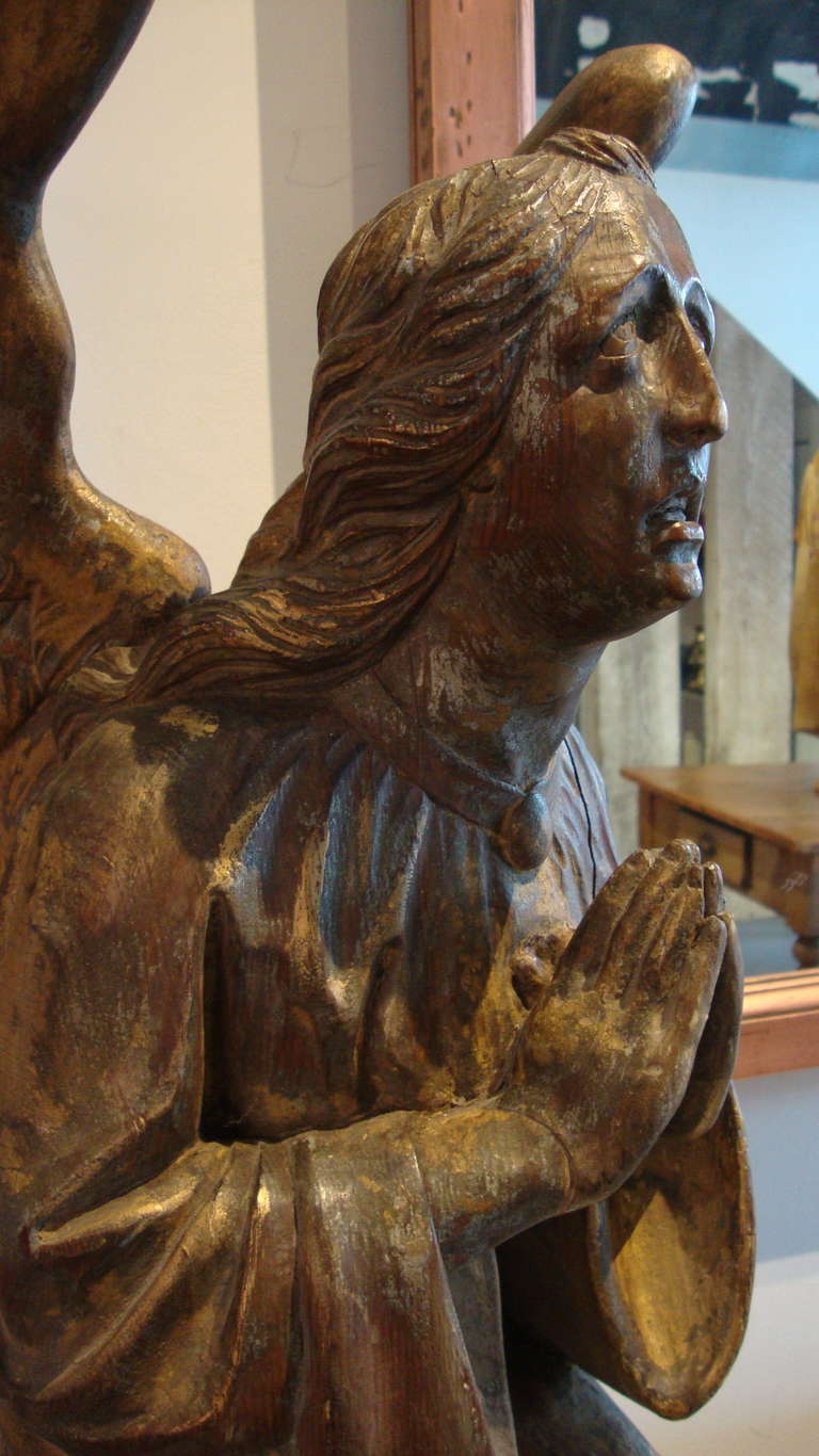 French Carved Angel