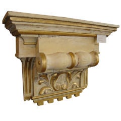 Used Wooden carved shelf