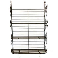 Antique Iron Bread Rack