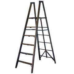 Wooden folding General Store Ladder