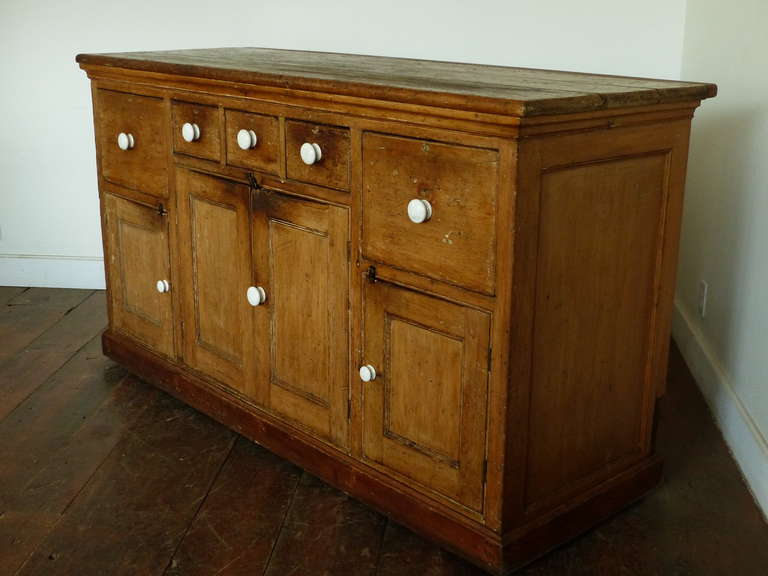 Pine Server or Sideboard In Distressed Condition In Surrey, BC