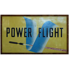 "Power Flight" Sign