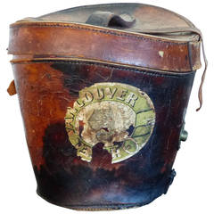 English Leather Hat Box 3