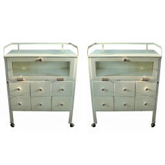Pair of Medical Side Table
