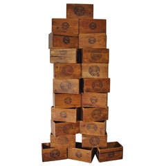 Phizer Wooden Crates