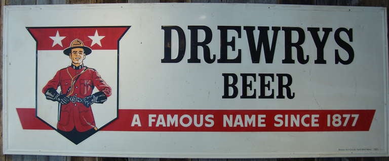 Drewrys Beer Sign