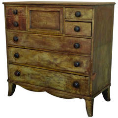 19th Century Pine, Painted Chest of Drawers