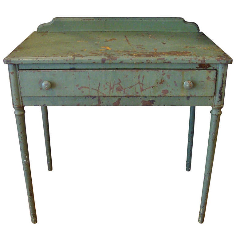 Metal Stationary Desk at 1stDibs