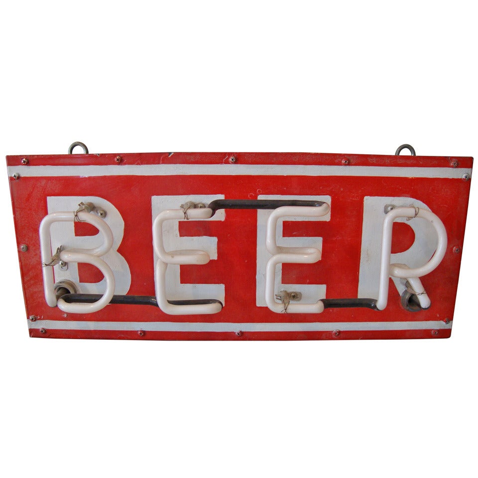 Small BEER Sign