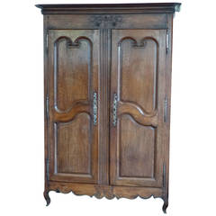 18th Century French Walnut Armoire