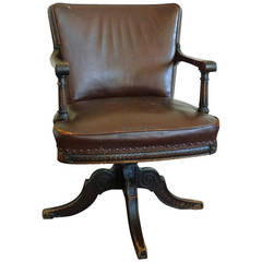 Antique Bankers Chair