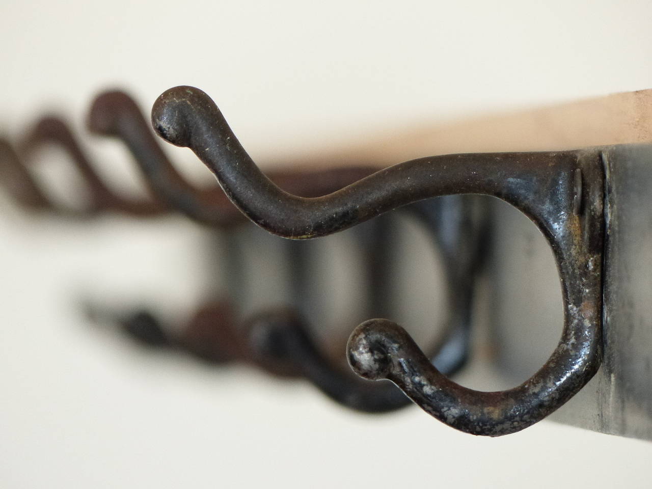 Industrial Wall Mount Coat Rack at 1stDibs industrial wall mounted