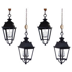 Set of two Street Lamp Pendants