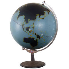 Globe terrestre militaire par Denoyer Geppert Company