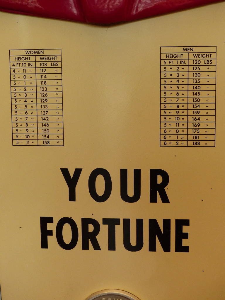 American Lucky Slot Weight/fortune teller coin op Machine