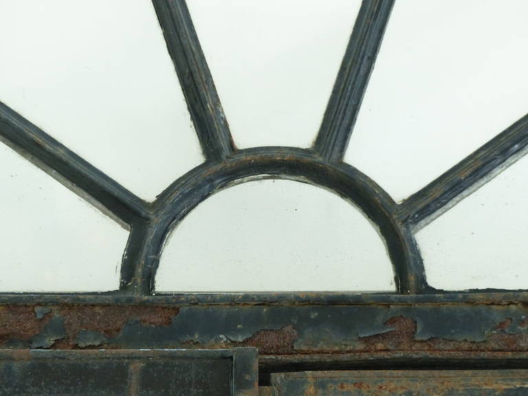 19th Century Large Steel and Cast Iron Decorative Doors from a Conservatory 2