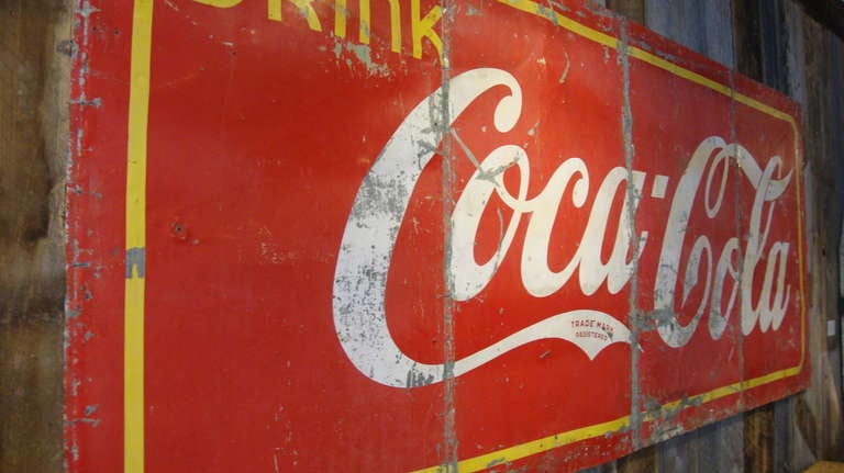 Canadian Large Coke Sign