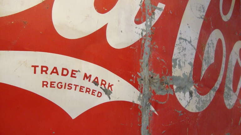 Mid-20th Century Large Coke Sign
