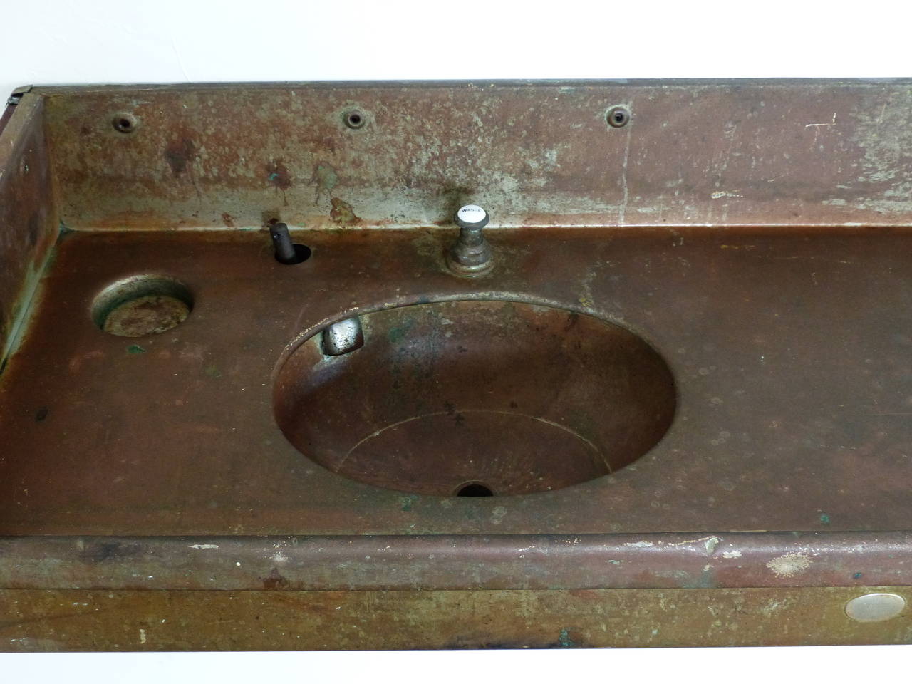 19th Century Copper Sink from a Rail Car 1