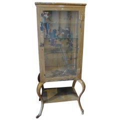 Vintage Painted Medical Cabinet
