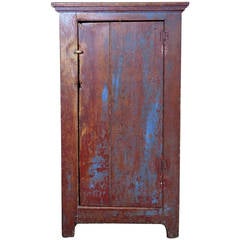 Antique 19th c Pine Single door cupboard