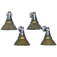 Vintage Mercury Shade Sconces