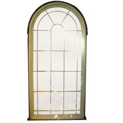 Pine arch top church window