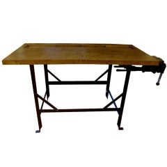 Vintage Carpenters Work Bench