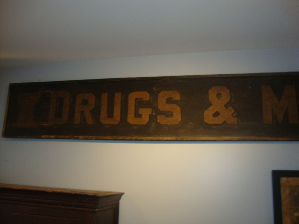 American Wooden Medical Sign