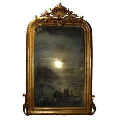 Antique Guilded Mirror