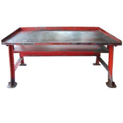 Steel Vintage Work Bench/ Desk