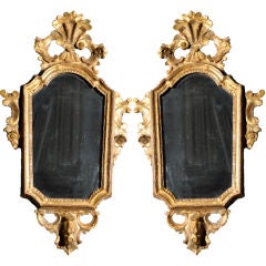 Vintage Pair of Venetian mirrors