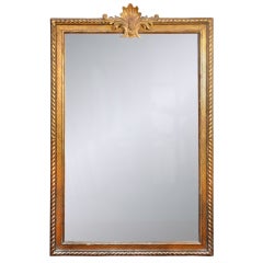 French giltwood mirror